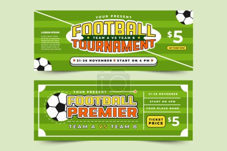 Foto de Torneo de fútbol, plantilla de diseño de banner de evento deportivo fácil de personalizar diseño simple y elegante - Imagen libre de derechos
