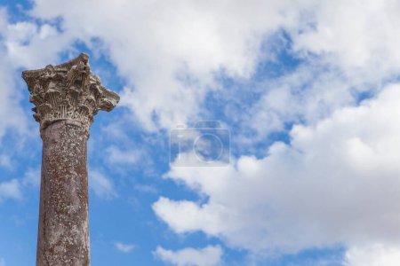 Photo for Roman remains of Regina Turdulorum city. Casas de Reina, Badajoz, Spain - Royalty Free Image