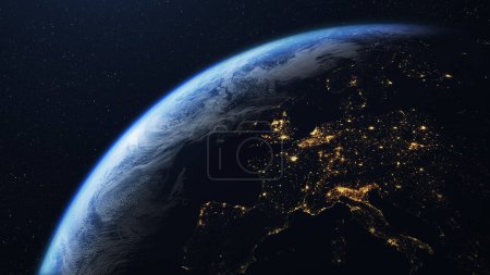 Téléchargez les photos : Terre vue de l'espace - en image libre de droit