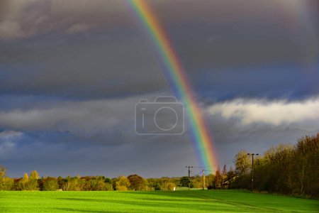 Absolute perfect timing for a rainbow, on the 1st of January, 2023. 