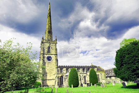 Iglesia de San Wystan Repton, es famosa por su arquitectura anglosajona y las conexiones con el Reino de Mercia.