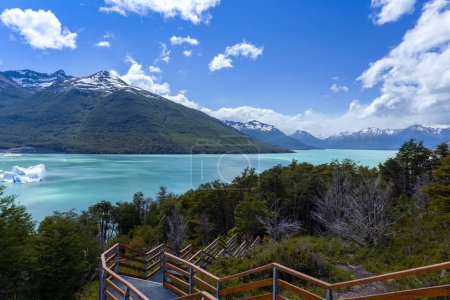 Foto de Argentina, Patagonia, El Calefate Glaciar Perito Moreno en el Parque Nacional Glaciares Los Glaciares. - Imagen libre de derechos