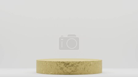 Photo for Empty podium Blank product shelf standing backdrop. 3D rendering. - Royalty Free Image