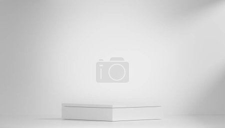 Téléchargez les photos : Abstract Podium minimal geometric white and gold - en image libre de droit