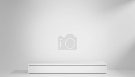 Téléchargez les photos : Abstract Podium minimal geometric white and gold - en image libre de droit