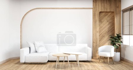 Photo for Sofa furniture and mockup modern room design minimal. - Royalty Free Image