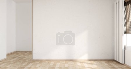 Foto de Habitación de madera vacía, sala de limpieza interior. - Imagen libre de derechos