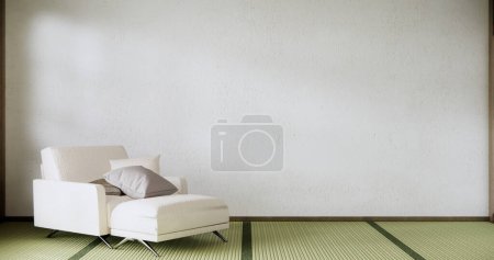 Photo for Japan armchair minimalist design muji style. - Royalty Free Image