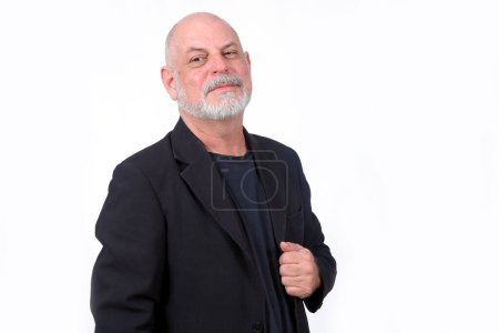 Photo for Well dressed adult business man looking straight ahea - Royalty Free Image