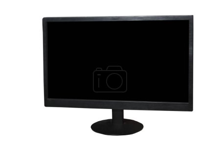 Photo for Monitor notebook device technology equipment laptop computer isolated on white background tec - Royalty Free Image