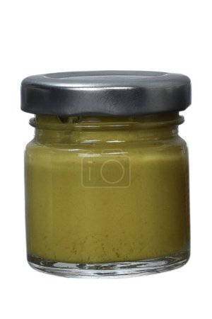 Photo for Kitchen sauce pepper seasoning ketchup mustard and mayonnaise seasoning in glass jar image - Royalty Free Image