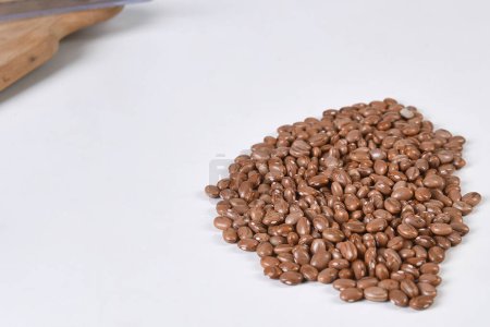 raw bean grain seeds for food natural healthy food seed for planting isoled background