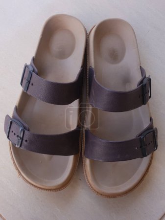 Photo for A very elegant pair of brown sandals - Royalty Free Image