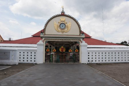 Téléchargez les photos : Yogyakarta, Indonésie, 1er janvier 2022. Grande mosquée Yogyakarta Kauman ou la Grande Mosquée de Kauman bâtiment - en image libre de droit