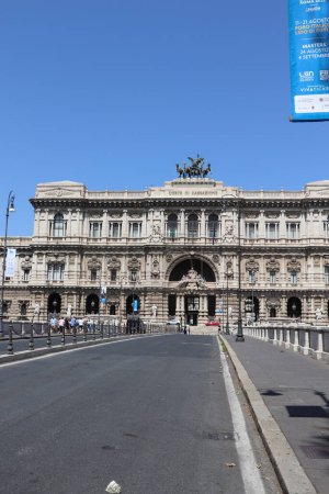 Photo for Palace of Corte di Cassazione that means Supreme Court of Cassation - Royalty Free Image