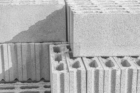 Concrete block background or texture