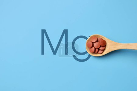 The mineral magnesium in tablets. Magnesium deficiency in the bod