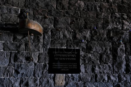 Téléchargez les photos : Vue extérieure du mémorial juif au site commémoratif du camp de concentration de Dachau, en Allemagne, le 25 juillet 2022. - en image libre de droit