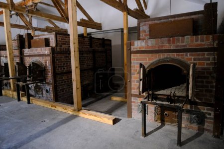 Foto de Vista interior del campo de concentración de Dachau en Alemania el 25 de julio de 2022. - Imagen libre de derechos