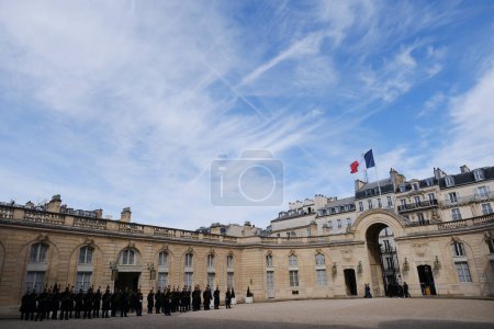 Photo for Exterior view of Elysee Palace in Paris, France on March 14 2024. - Royalty Free Image