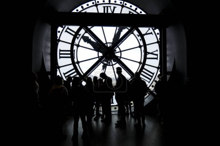 Photo for View of a big clock in museum Orsay in Paris, France, March 30, 2024. - Royalty Free Image