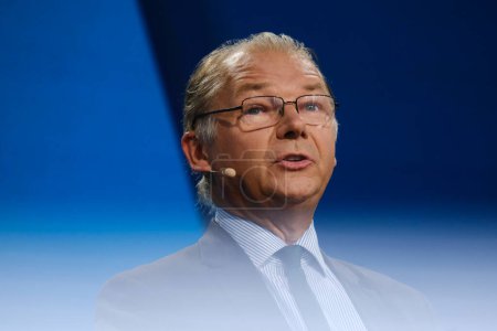 Photo for Statement by Philippe LAMBERTS, Greens/EFA Group Leader during the European Elections Night in Brussels, Belgium on June 9, 2024. - Royalty Free Image