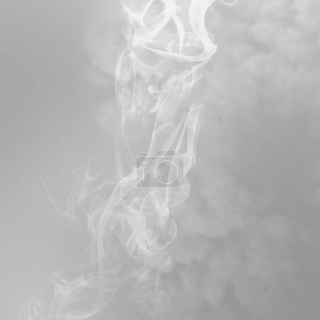 Téléchargez les photos : Grey abstract background with smoke - en image libre de droit