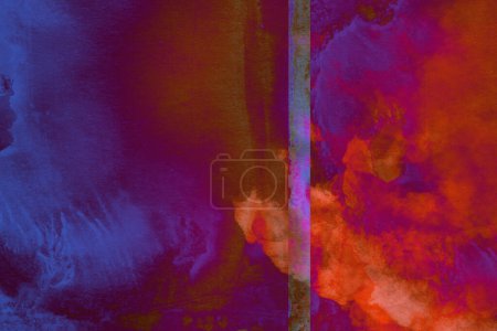 Foto de Abstracto limpiar humo claro sobre rosa naranja magenta rojo degradado fondo. - Imagen libre de derechos