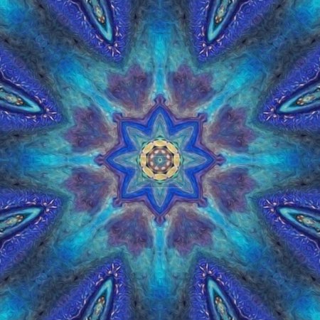 Téléchargez les photos : Abstrait bleu peint mandala photo du calendrier chakra. - en image libre de droit