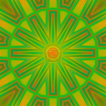 Foto de Mandala abstracto de fondo chakra Vishuddha - Imagen libre de derechos