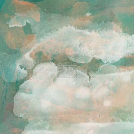 Foto de Acuarela abstracta. Óleo sobre lienzo. Textura de fondo. - Imagen libre de derechos