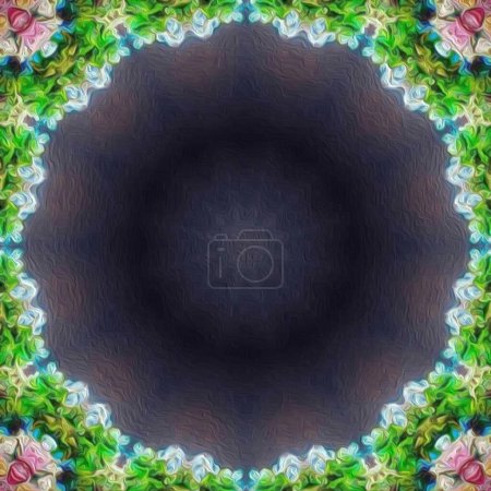 Téléchargez les photos : Kaléidoscope sans couture, mandala vue de fond abstraite - en image libre de droit