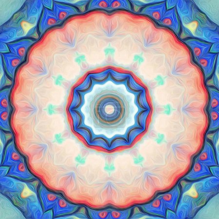 abstract colorful mandala background 