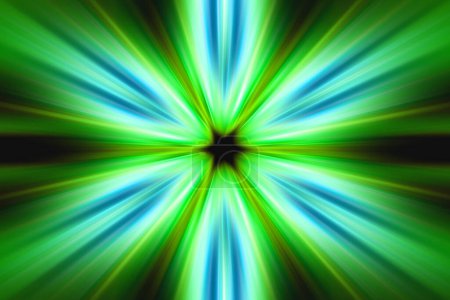 Photo for Magic mystic fantasy fractal. Esoteric neon glowing geometric mandala. Kaleidoscopic background. - Royalty Free Image