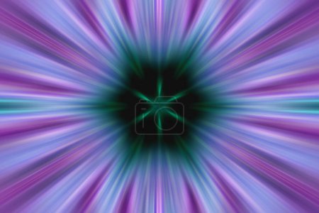 Foto de Fractal mágico de fantasía mística. Mandala geométrica brillante de neón esotérico. Fondo caleidoscópico. - Imagen libre de derechos