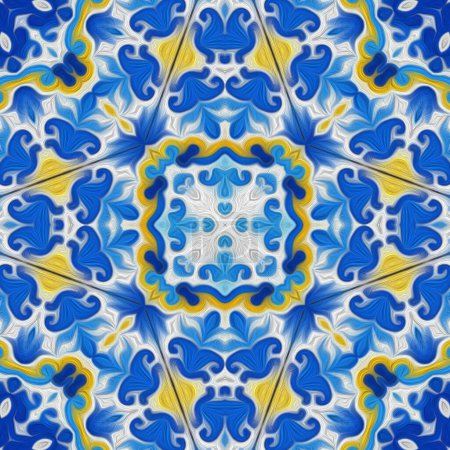 Téléchargez les photos : Fond coloré abstrait, concept de motif mandala - en image libre de droit