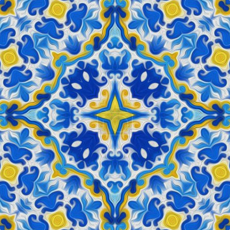 Foto de Fondo colorido abstracto, concepto de patrón de mandala - Imagen libre de derechos
