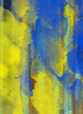 Foto de Diseño de acuarela abstracta textura pintada de cerca. Fondo minimalista y de lujo. - Imagen libre de derechos