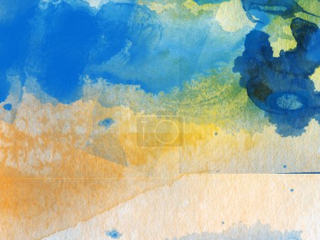 Photo for Abstract watercolor design painted texture close up. Minimalistic and luxury background. - Royalty Free Image