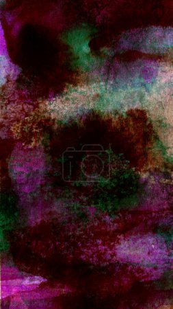 Photo for Abstract watercolor painted brush strokes daub texture background. - Royalty Free Image