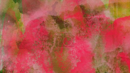 Foto de Acuarela abstracta pinceladas pintadas daub textura fondo. - Imagen libre de derechos
