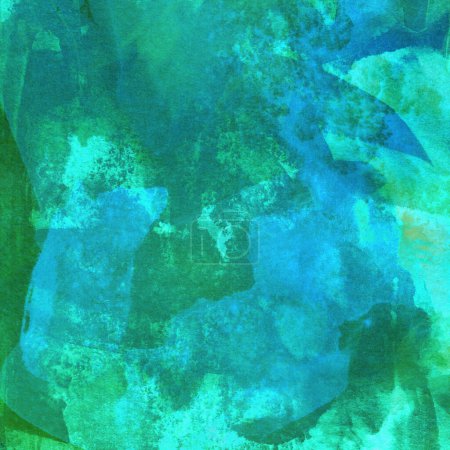 Téléchargez les photos : Aquarelle abstraite design laver aqua texture peinte fermer - en image libre de droit