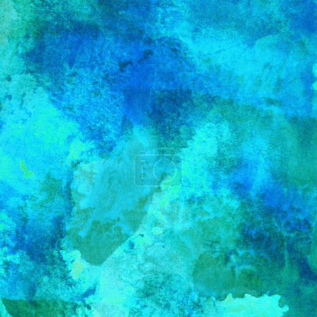 Téléchargez les photos : Aquarelle abstraite design laver aqua texture peinte fermer - en image libre de droit