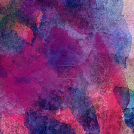 Photo for Abstract texture watercolor design wash, aqua painted texture close up - Royalty Free Image