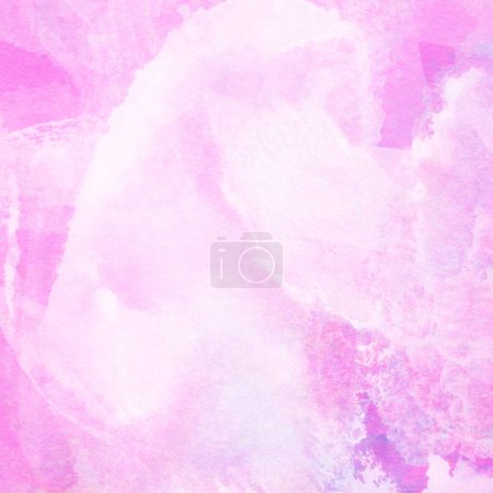 Photo for Abstract watercolor pattern made with pink and violet tones - Royalty Free Image