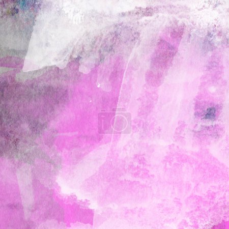 Foto de Patrón de acuarela abstracto hecho con tonos rosa y violeta - Imagen libre de derechos
