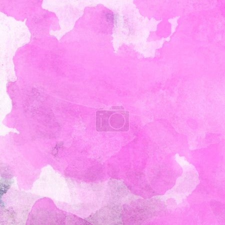 Foto de Patrón de acuarela abstracto hecho con tonos rosa y violeta - Imagen libre de derechos