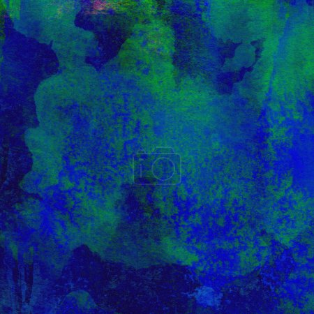 Photo for Abstract colorful watercolor pattern background made with blue and green colors - Royalty Free Image