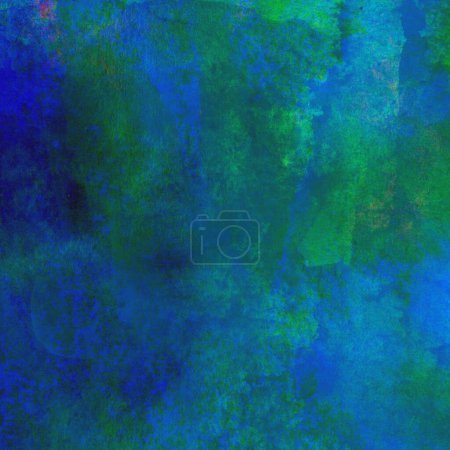 Photo for Abstract colorful watercolor pattern background made with blue and green colors - Royalty Free Image