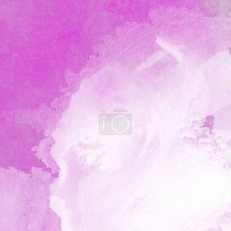 Téléchargez les photos : Fond d'aquarelle décoratif avec différentes nuances de violet - en image libre de droit
